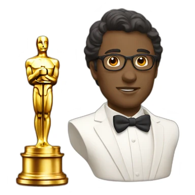 Oscars statue sticker