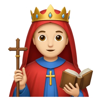 pretre catholique du moyen age sticker