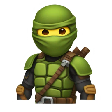 michelangelo turtule ninja sticker