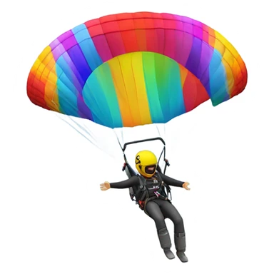 Paragliding sticker