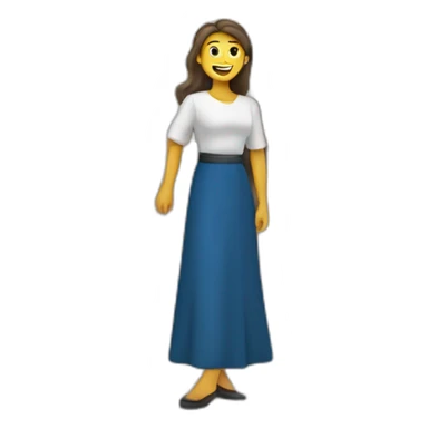 Mujer posando en Cádiz sticker