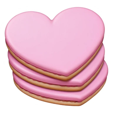 Natale rosa, biscotti estetico  sticker