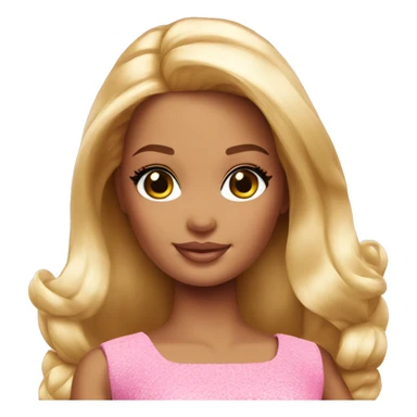 beautiful cute barbie sticker