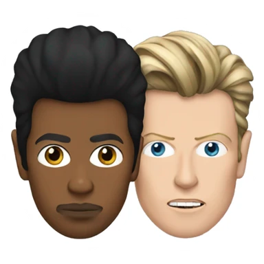 Prince and David Bowie  sticker