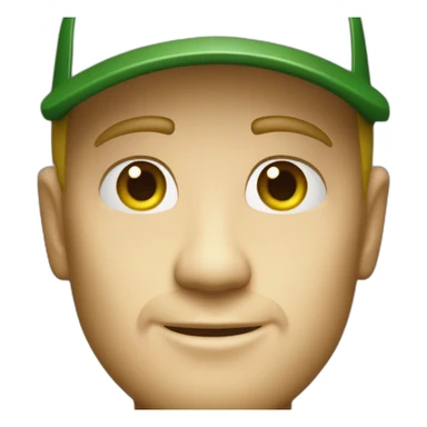 white man with john-deere logo cap sticker