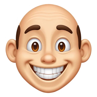 Goofy character sticker