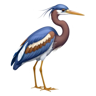 tricolored heron sticker