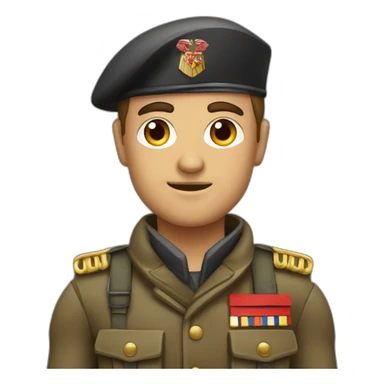 Soldat allemand SA brun avec brassard rouge sticker