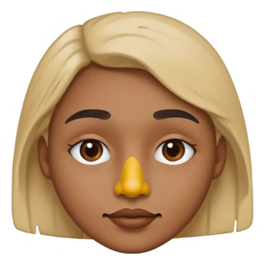 Paint on nose, half body, only nose. sticker