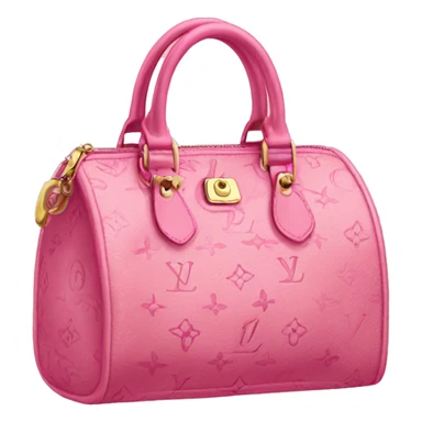 Pink LV bag sticker