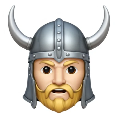 Viking helmet sticker