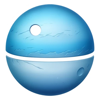 gradient pluto planet with ring sticker