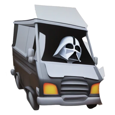 Card-craft Real 3d Darth Vader and Scooby Doo’s mystery van printouts  sticker