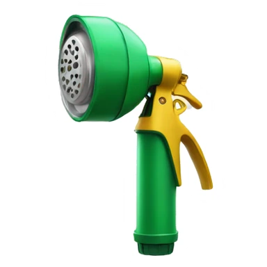 garden sprinkler golden water spraying  sticker