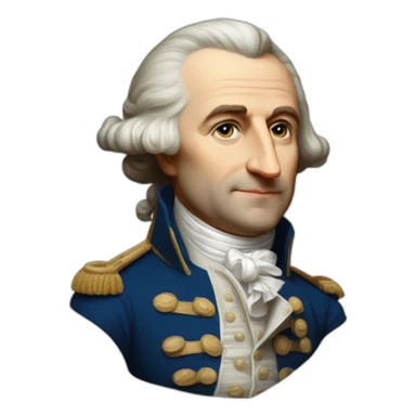 macron déguiser en louis XVI avec melanchon qui est déguiser  en napoléon sticker