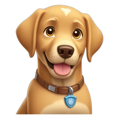paw patrol labrador retriever sticker