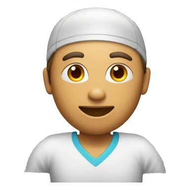 tennis player symmetric holding racquet back profile sticker