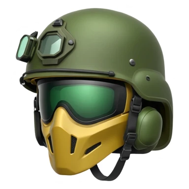 modern military helmet sticker