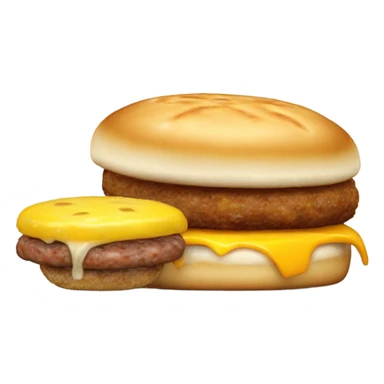 Sausage McMuffin and hash brown  sticker