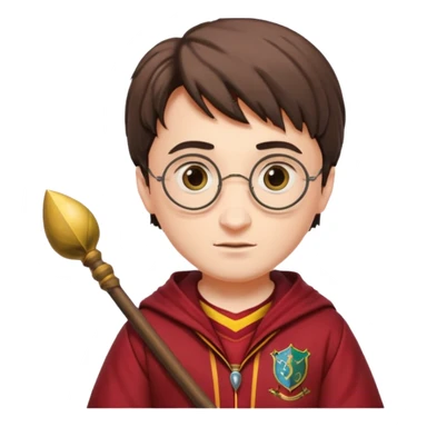 Harry Potter with Quidditch Clothes sticker