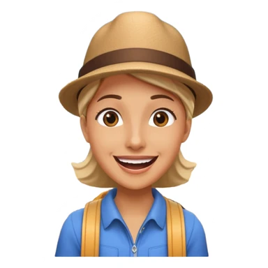 person-excitedly-going-to-an-amusement-park,-with-a-roller-coaster-or-ferris-wheel-in-the-background sticker