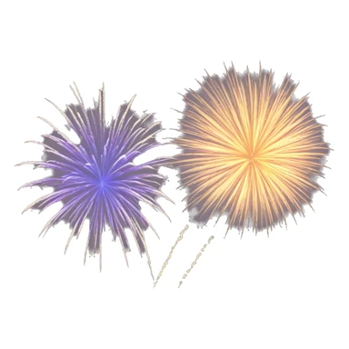 New year-Firework sticker