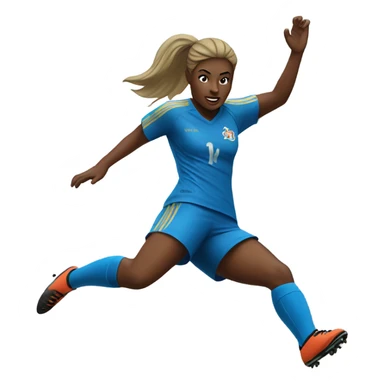 footballer women sticker