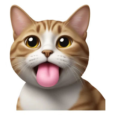 Cat blowing a kiss sticker