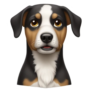 Schwitzender hund der nervös ist  sticker