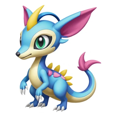 Meloetta-Sergal-Cresselia-Palkia-Stitch-Fakémon-creature-hybrid sticker