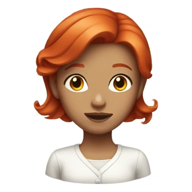 cleangirl redhead sticker