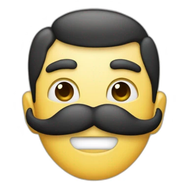 signifies an elite coder in cirlce shape, with vendetta mustaches sticker