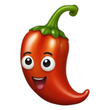 Hot pepper sticker
