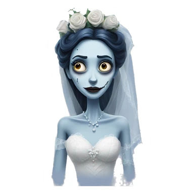 corpse bride from nightmare from chrismas  sticker