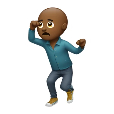 man doing the dab sticker