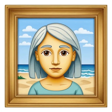  picasso painting frame sticker