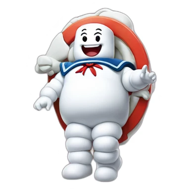 ghostbusters marshmallow man sticker