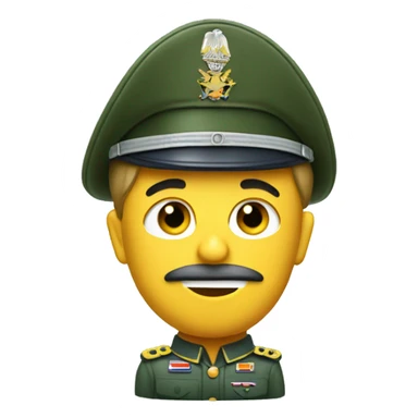 Pez volador militar sticker