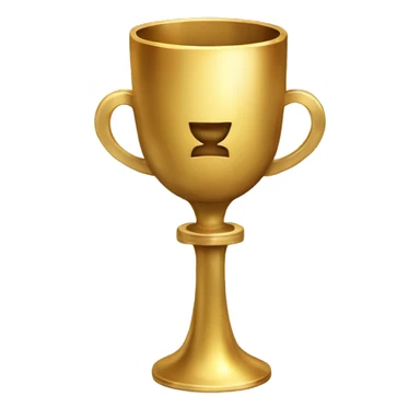 Golden chalice with upside down cross sticker
