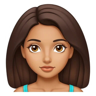 Beautiful Latina girl  sticker