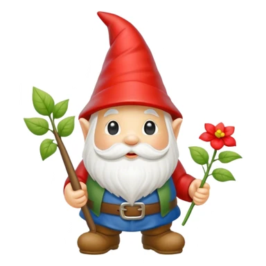 Garden gnome sticker