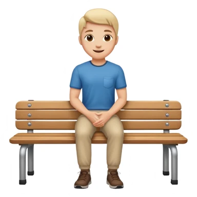 uma pessoa sentada em uma mesa. SENTADA em cima da mesa, como se a mesa fosse um banco sticker