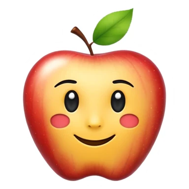 handwritten note apple emoji style "shine unapologetically" sticker