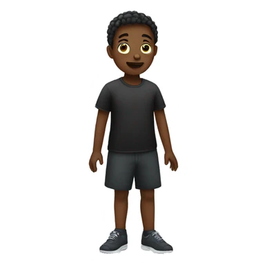 blak person with down syndrom sticker