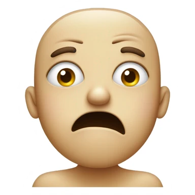 gross or unpleasant or shocked face with a hand near the mouth sticker