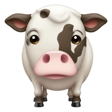 Fat cow sticker