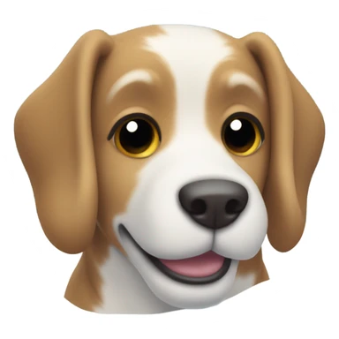 dog in the snow sticker