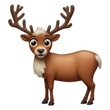 Rudolf the reindeer sticker