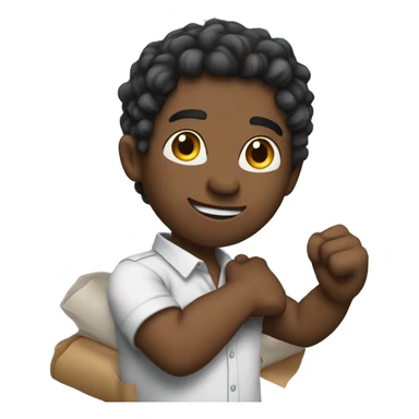 rolling up my sleeves for some work sticker