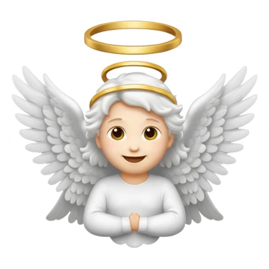 flying angel emoji | Al Emoji Generator sticker